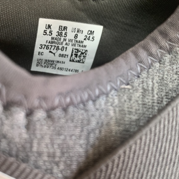 Womens puma prowl slip on sneakers/shoe size 8 EUC - Picture 7 of 12